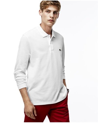 Lacoste Men's Long Sleeve Classic Pique Polo Shirt