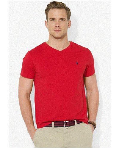 Polo Ralph Lauren Cotton Jersey V-Neck T-Shirt