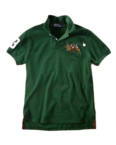 Ralph Lauren Big Pony  Short Sleeve Polo Shirt  Green
