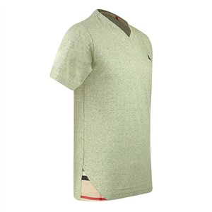 Burberry Brit Men's V Neck T- Sand Heather