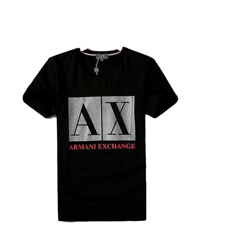 Armani Tee Shirt In AX  Black
